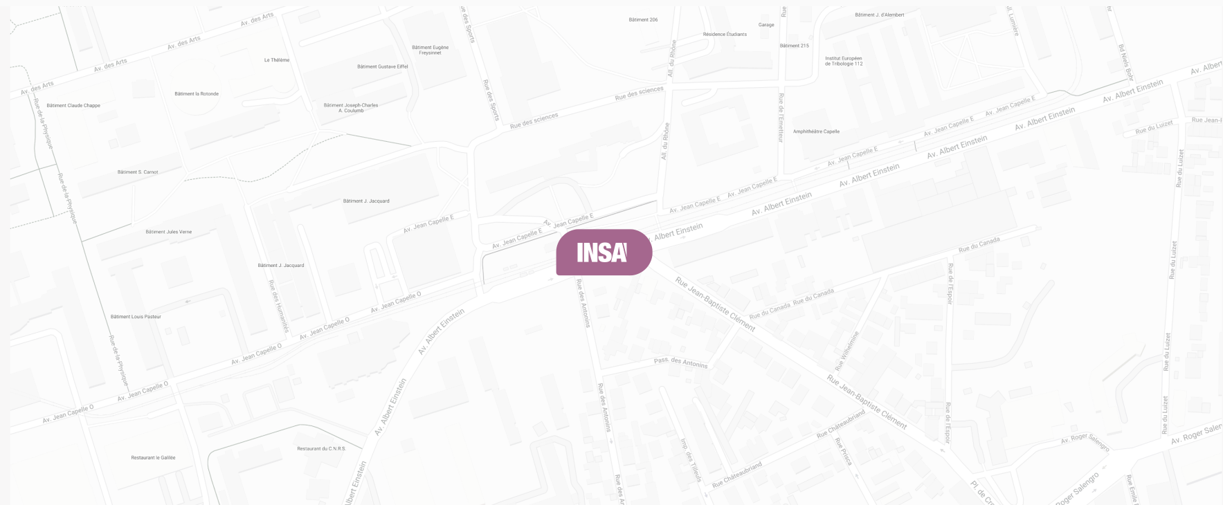 Map INSA Lyon